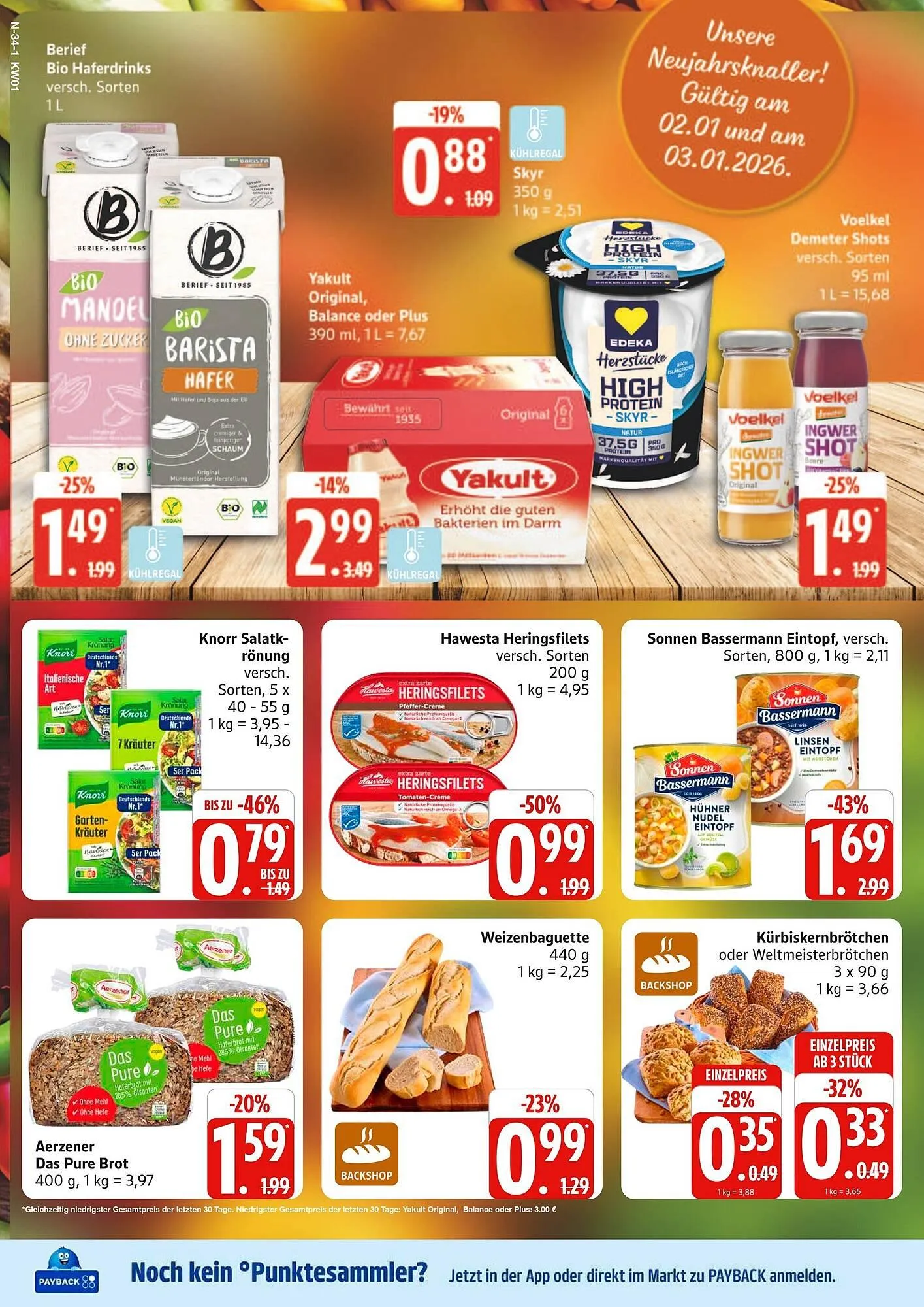 Marktkauf Prospekt von 29. Dezember bis 3. Januar 2026 - Prospekt seite 34