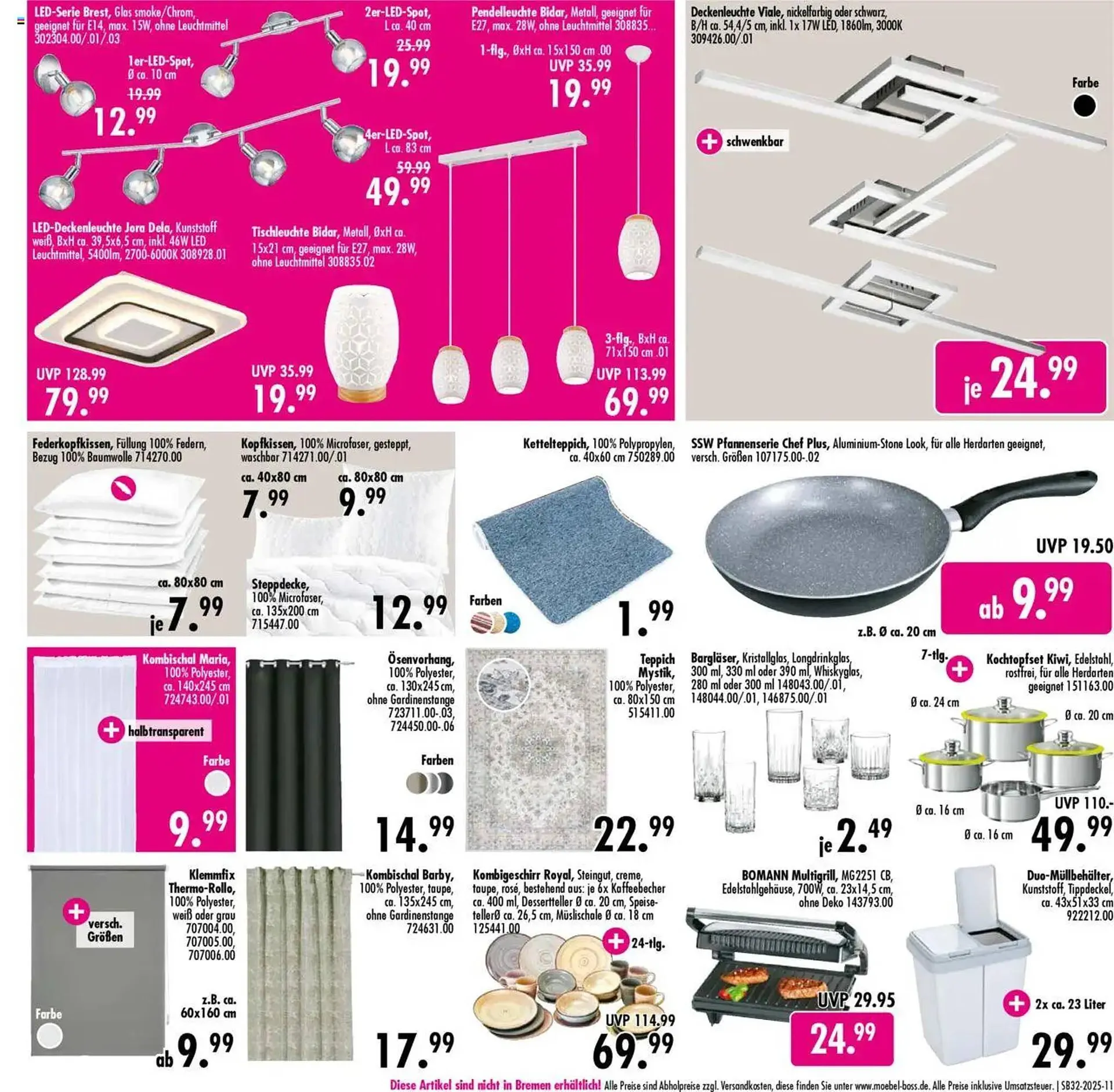 Möbel Boss Prospekt von 2. August bis 8. August 2025 - Prospekt seite 11