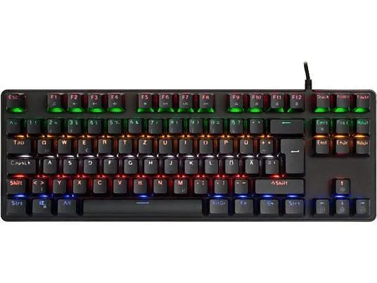 ISY IGK-4000 TKL, Gaming Tastatur, Mechanisch, Sonstiges, Kabelgebunden, Schwarz