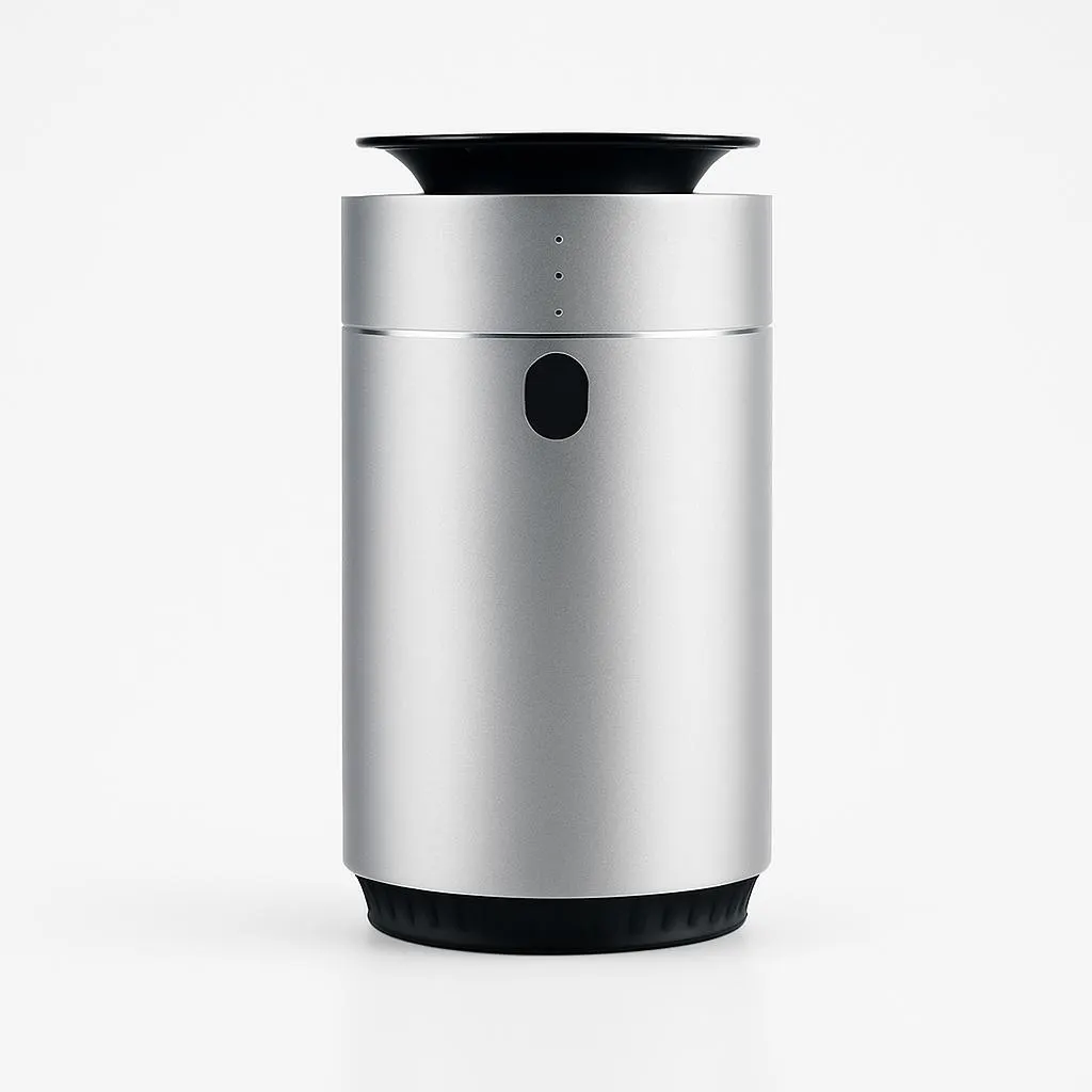 Duftguru Cup 1 Diffusor für Aromaöle – mit PKW-Funktion – Silber