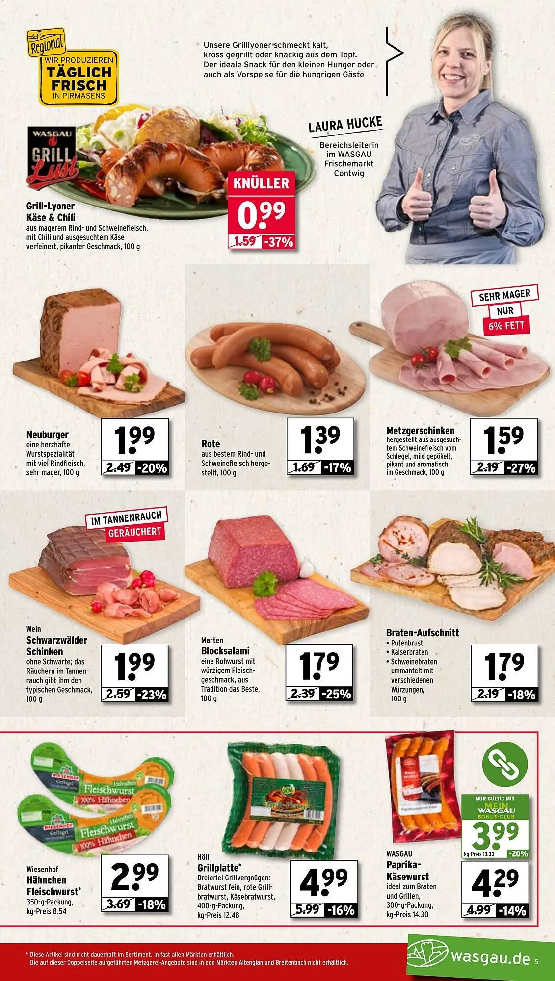 Wasgau Prospekt von 30. Juni bis 5. Juli 2025 - Prospekt seite 5