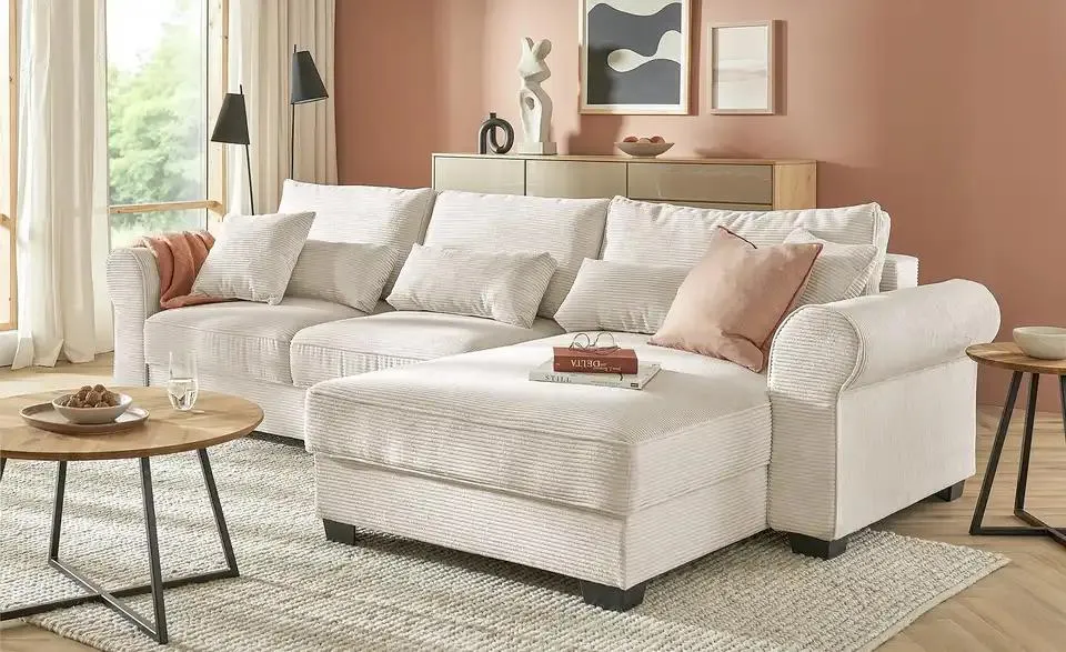 uno Ecksofa beidseitig montierbar Angelina groß