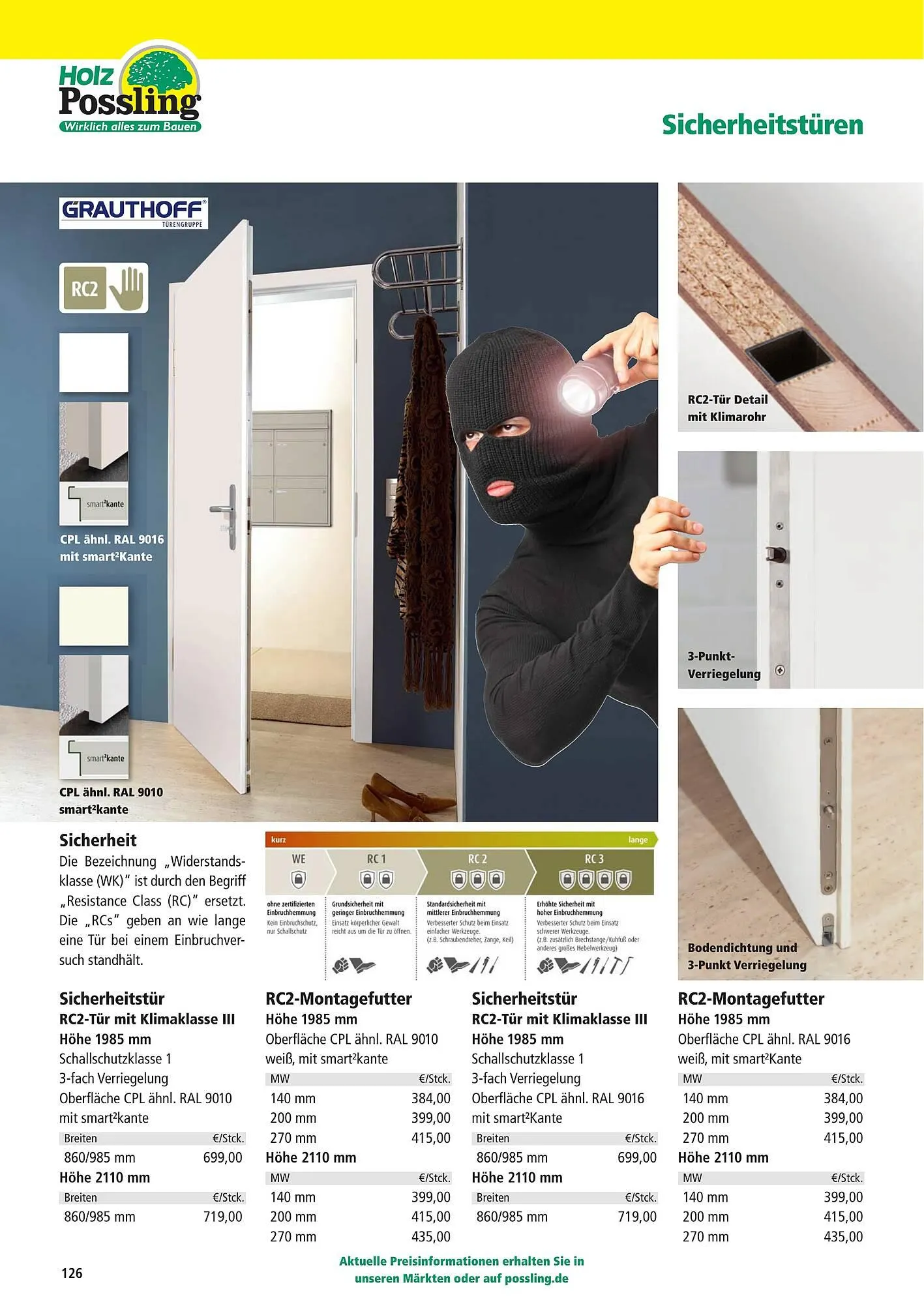 Holz Possling Prospekt von 1. April bis 31. Juli 2026 - Prospekt seite 126