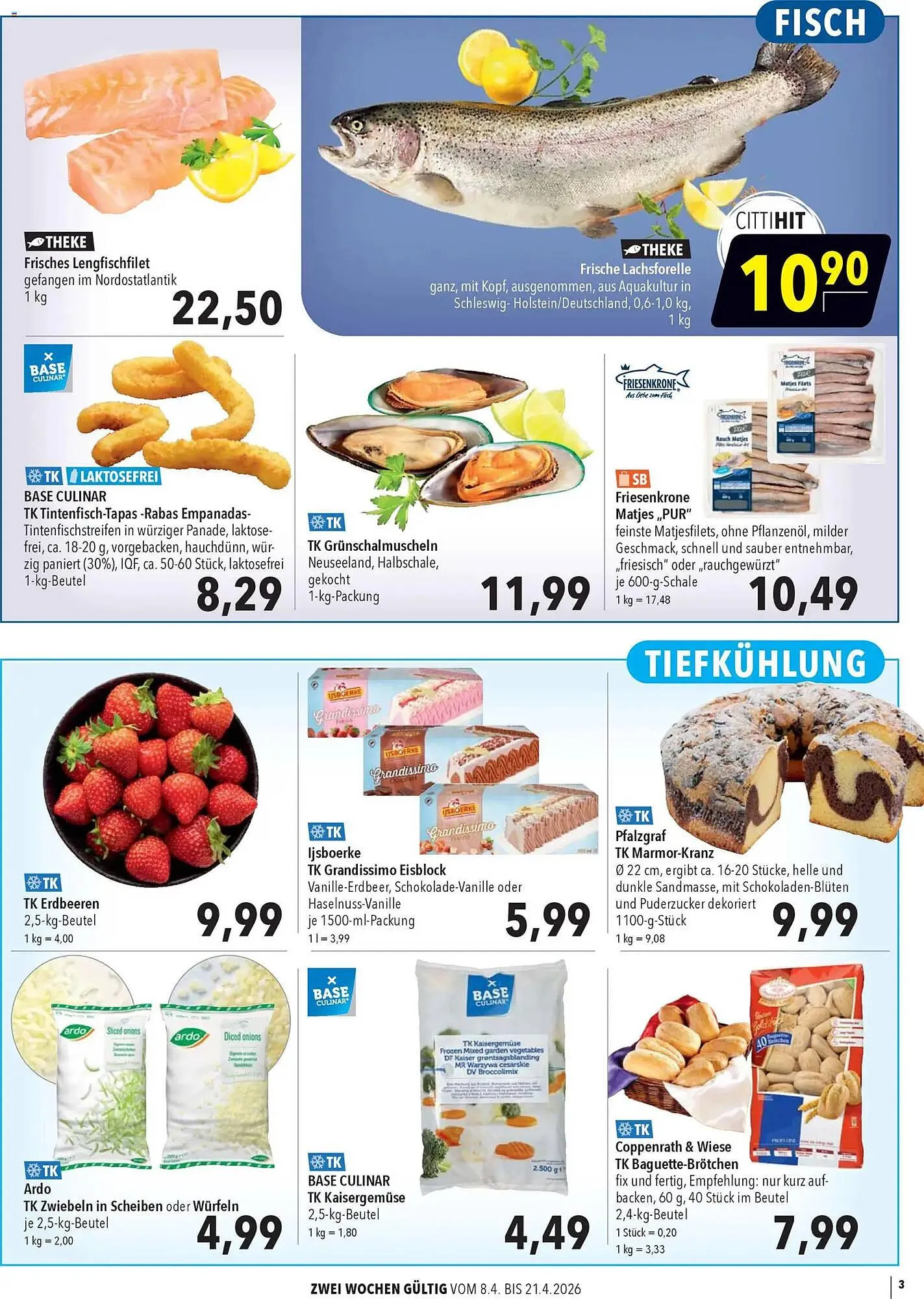 CITTI Markt Prospekt von 8. April bis 21. April 2026 - Prospekt seite 3