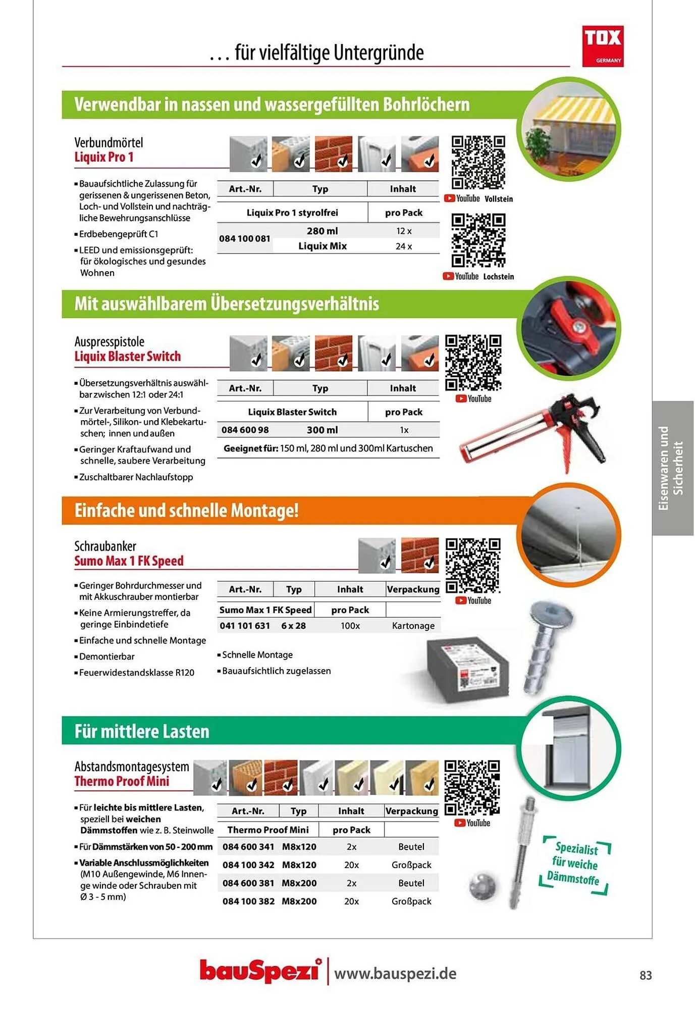 BauSpezi Prospekt von 15. April bis 31. Dezember 2026 - Prospekt seite 85