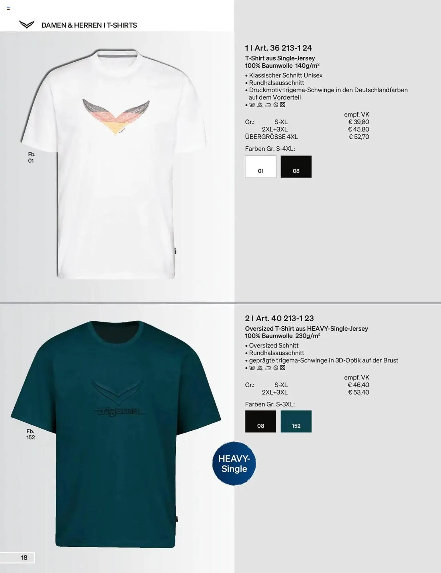 Trigema Prospekt von 17. Februar bis 17. August 2025 - Prospekt seite 18