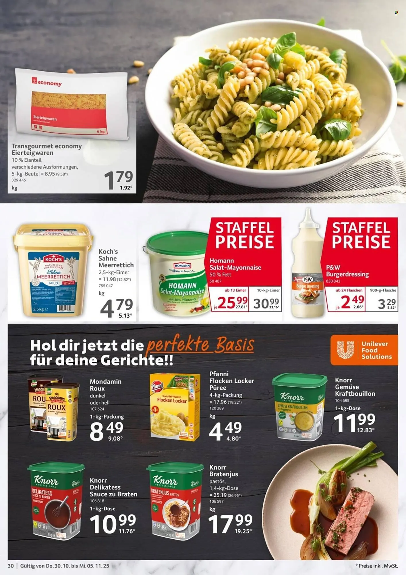 Selgros Prospekt von 30. Oktober bis 5. November 2025 - Prospekt seite 30