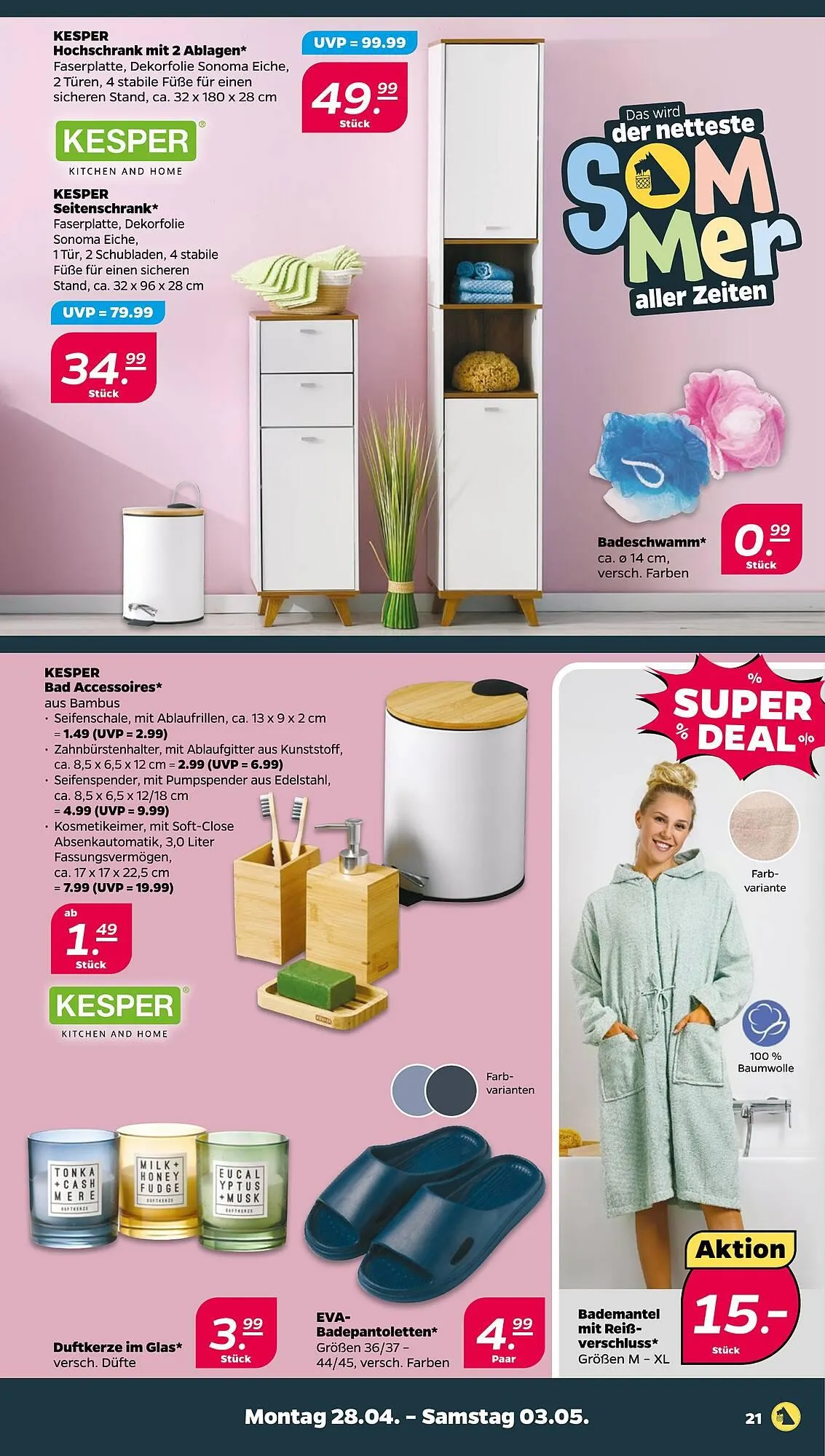 NETTO Prospekt von 28. April bis 3. Mai 2025 - Prospekt seite 21