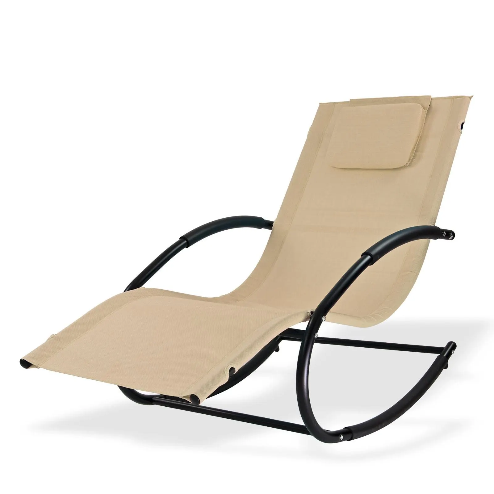 Sonnenliege Relaxliege Gartenliege Liegestuhl Swing Natur