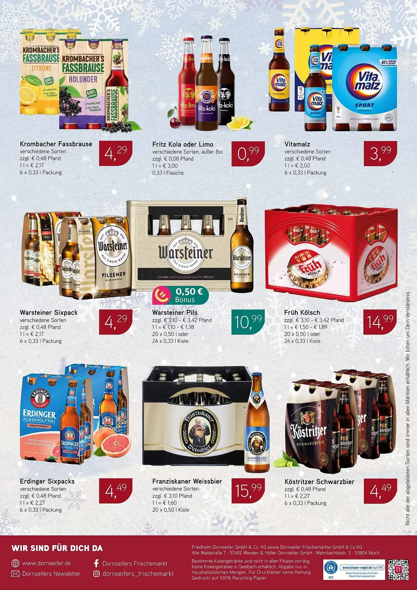 Dornseifer Prospekt von 5. Januar bis 10. Januar 2026 - Prospekt seite 16