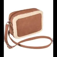 Umhängetasche mit Kunstfell