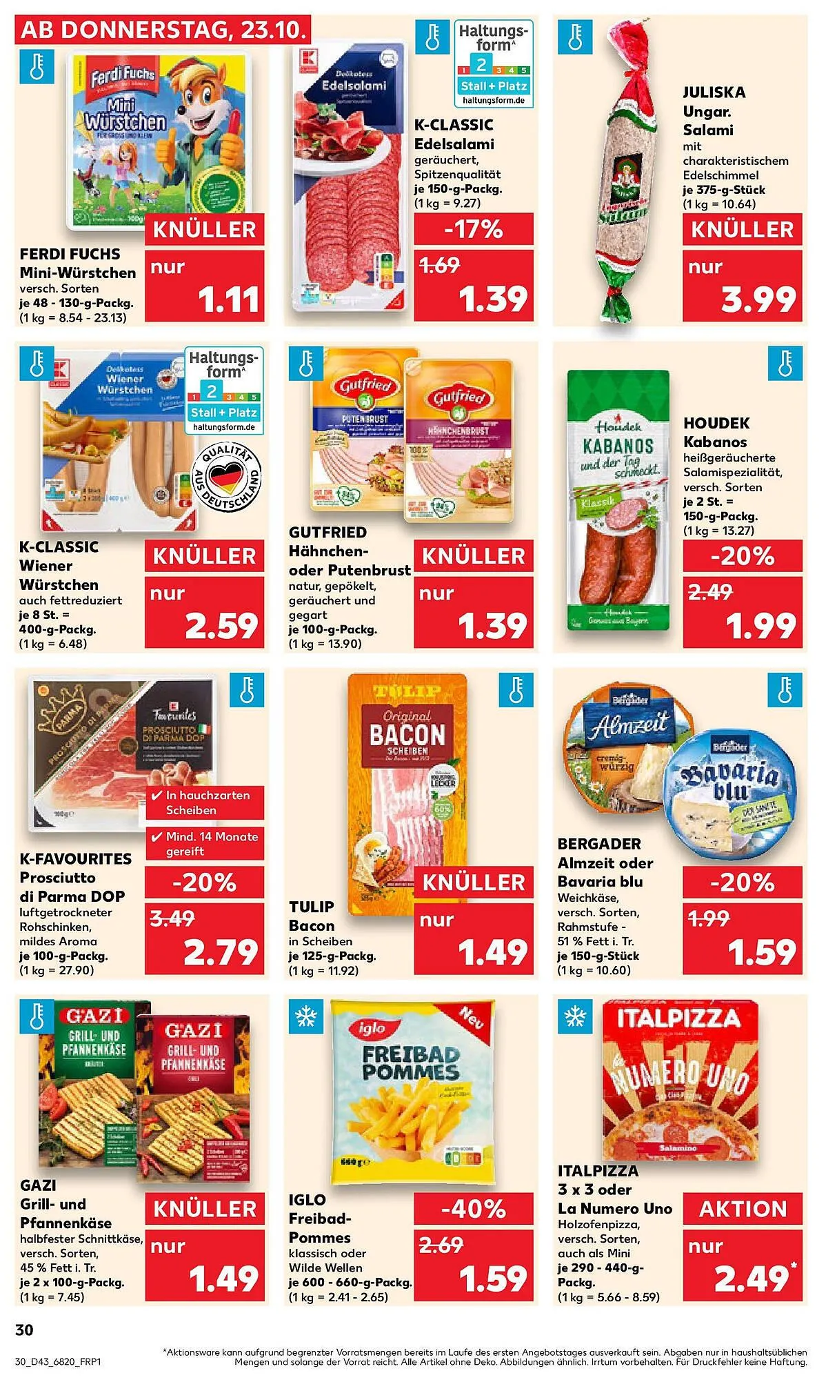 Kaufland Prospekt von 26. Oktober bis 29. Oktober 2025 - Prospekt seite 30