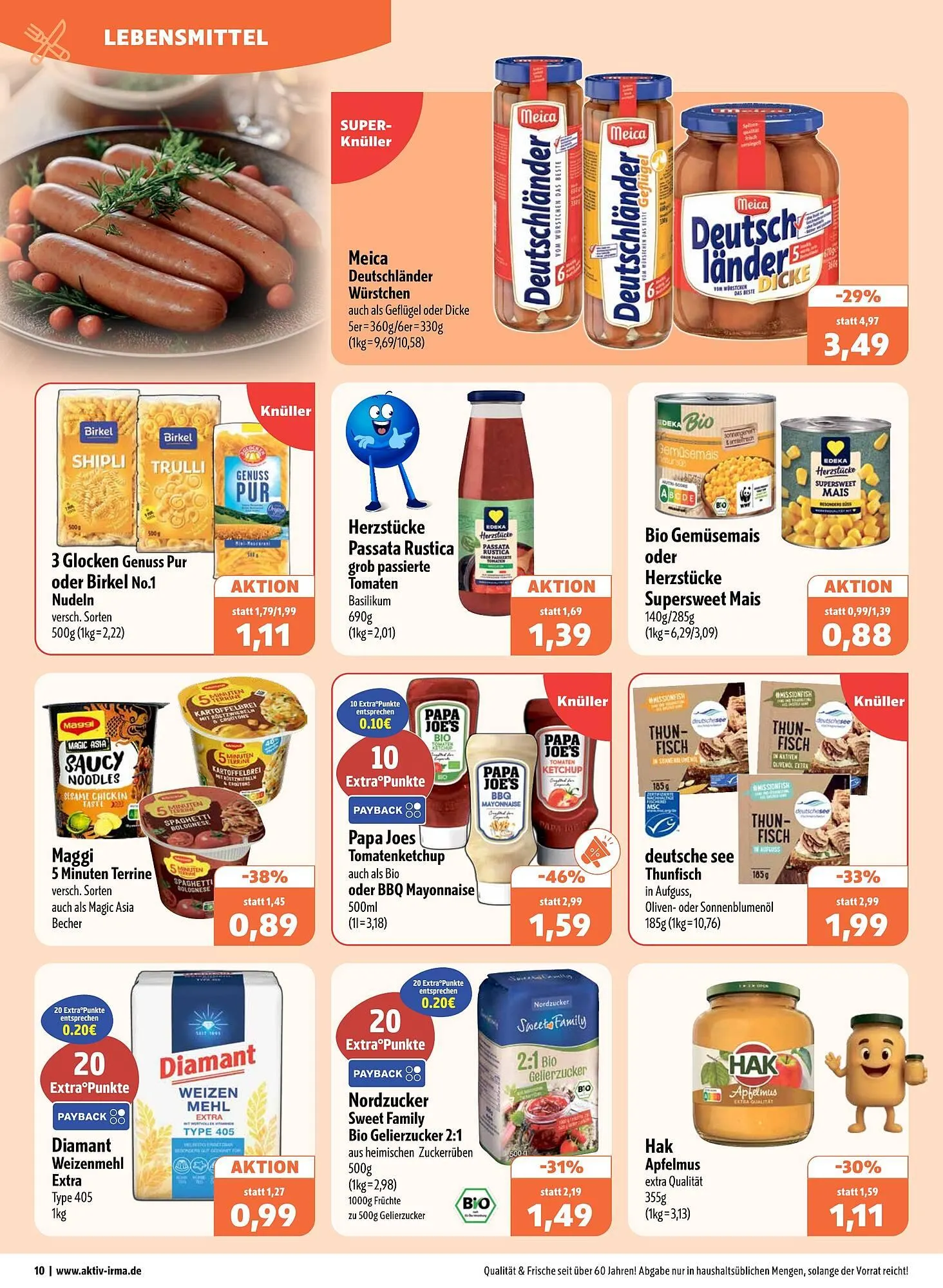 Aktiv Irma Prospekt von 9. Juni bis 14. Juni 2025 - Prospekt seite 10