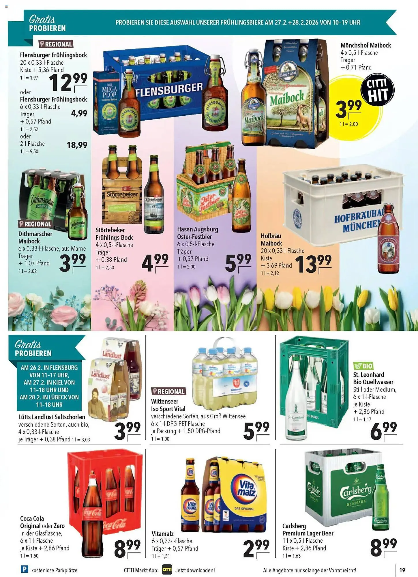 CITTI Markt Prospekt von 25. Februar bis 3. März 2026 - Prospekt seite 19
