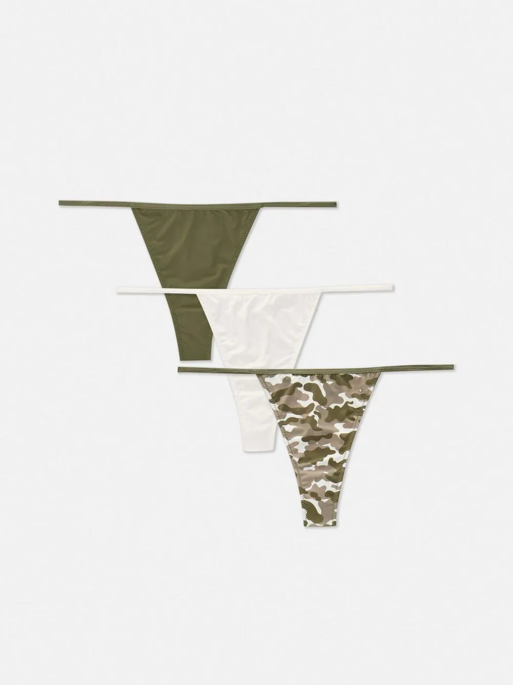 String-Tangas aus Mikrofaser, 3er-Pack