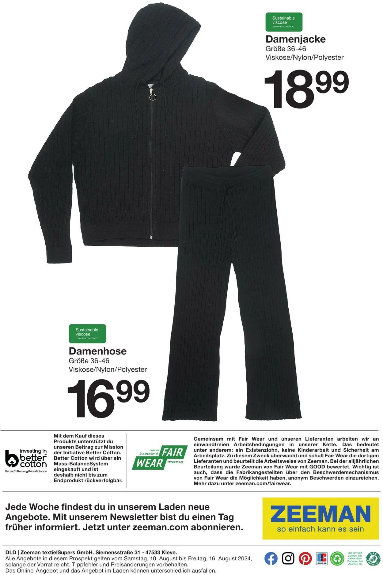 Zeeman Aktueller Prospekt von 2. Oktober bis 16. Oktober 2025 - Prospekt seite 9