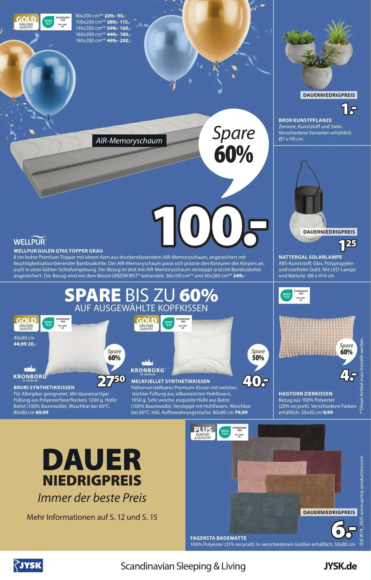 JYSK von 9. April bis 3. Mai 2025 - Prospekt seite 25