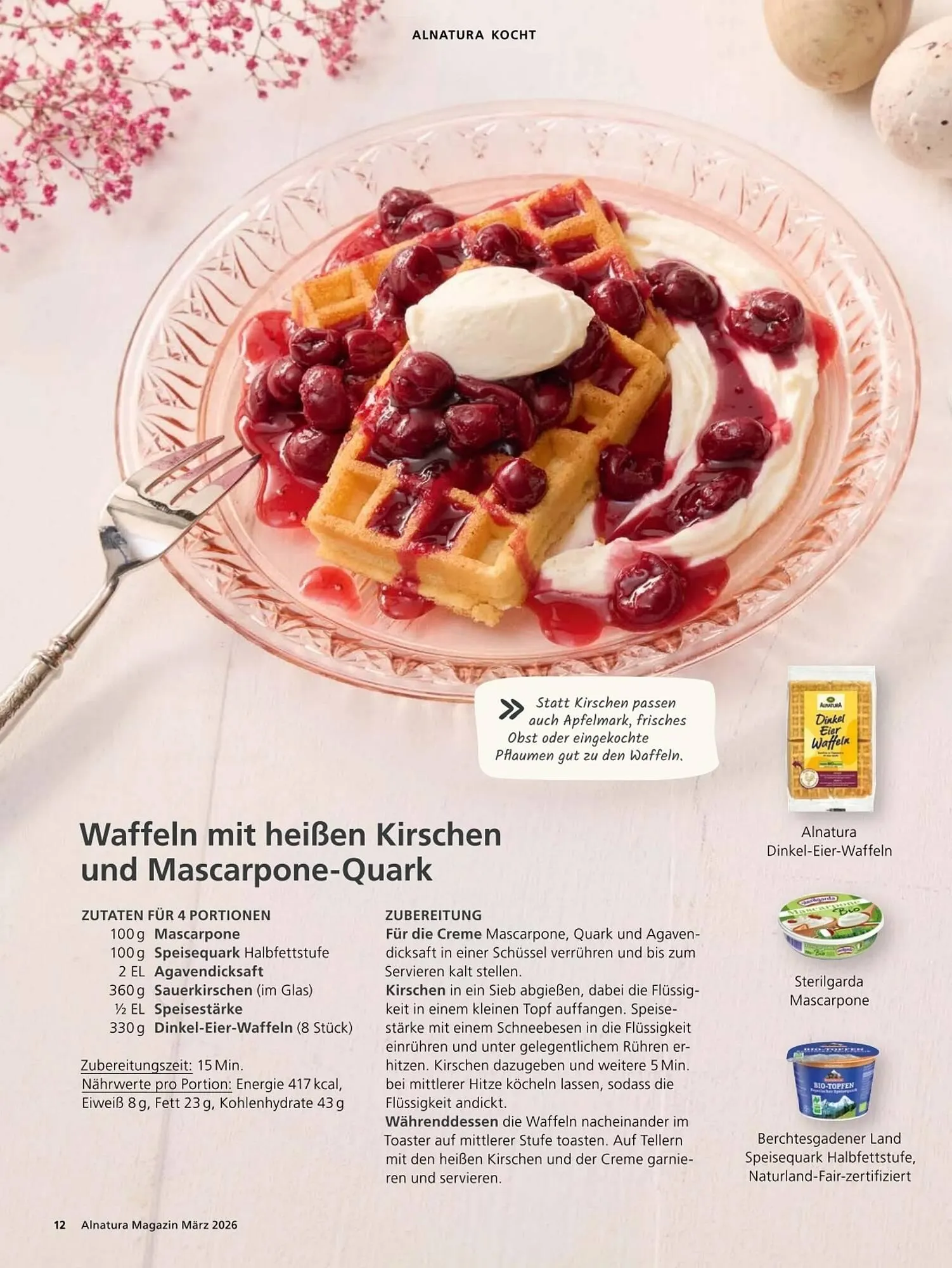 Alnatura Magazin von 4. März bis 1. April 2026 - Prospekt seite 12