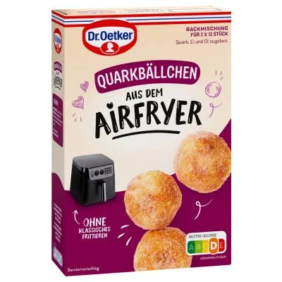 Dr.Oetker Backmischung Airfryer Quarkbällchen 420G