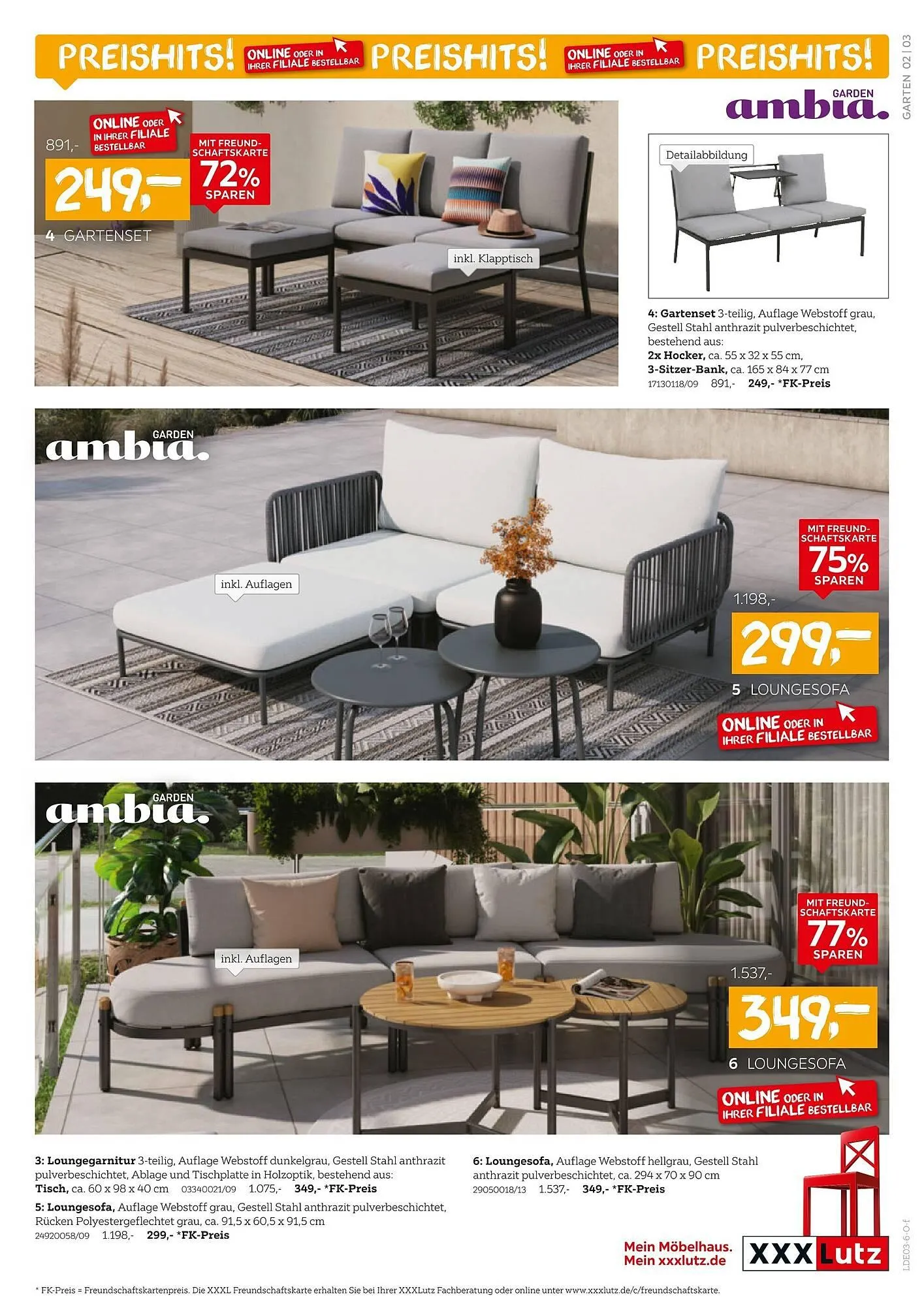 XXXLutz Prospekt von 2. März bis 15. März 2026 - Prospekt seite 3