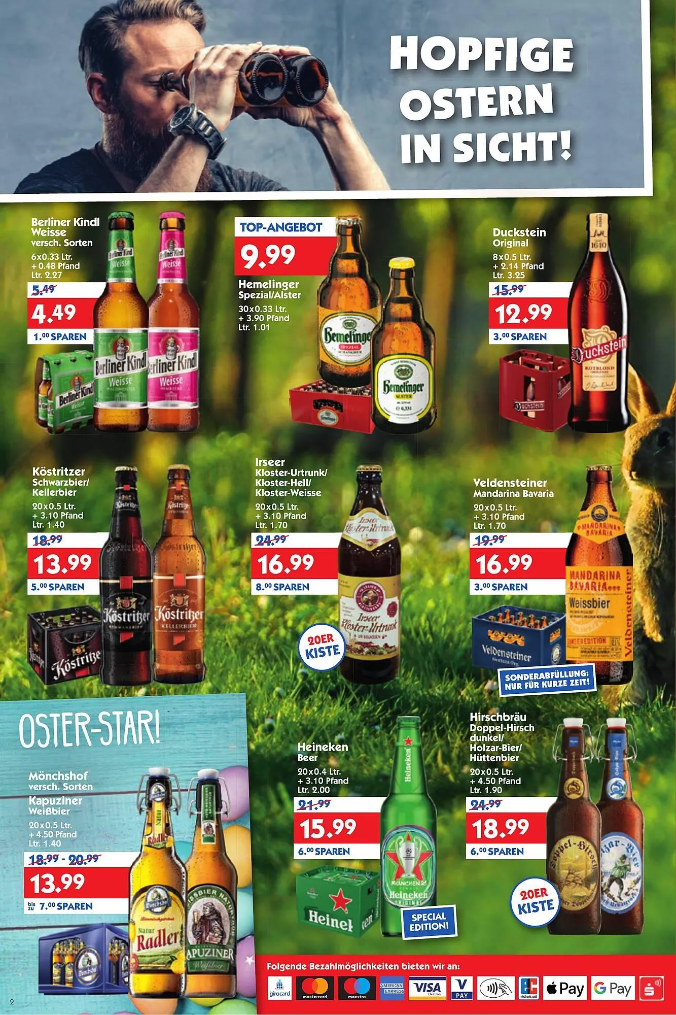 Hol'ab Getränkemarkt Prospekt von 14. April bis 19. April 2025 - Prospekt seite 2