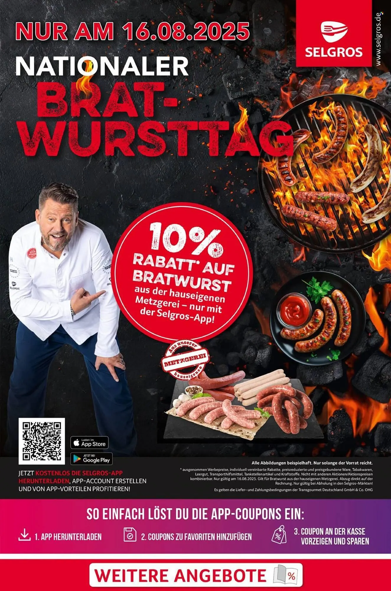 Selgros Prospekt von 16. August bis 16. August 2025 - Prospekt seite 1