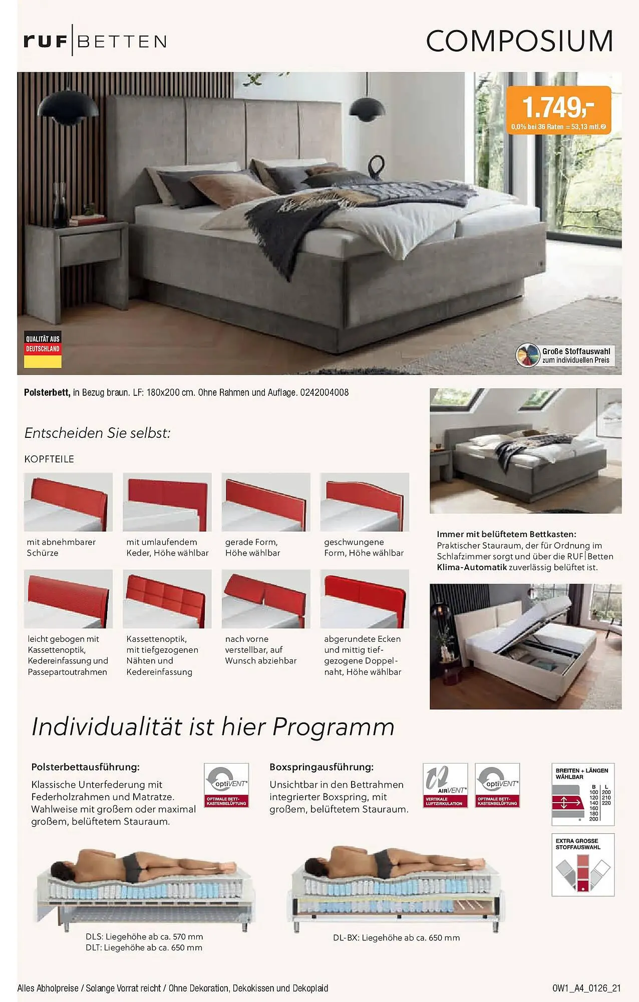 Opti Wohnwelt Prospekt von 18. Dezember bis 28. Januar 2026 - Prospekt seite 21