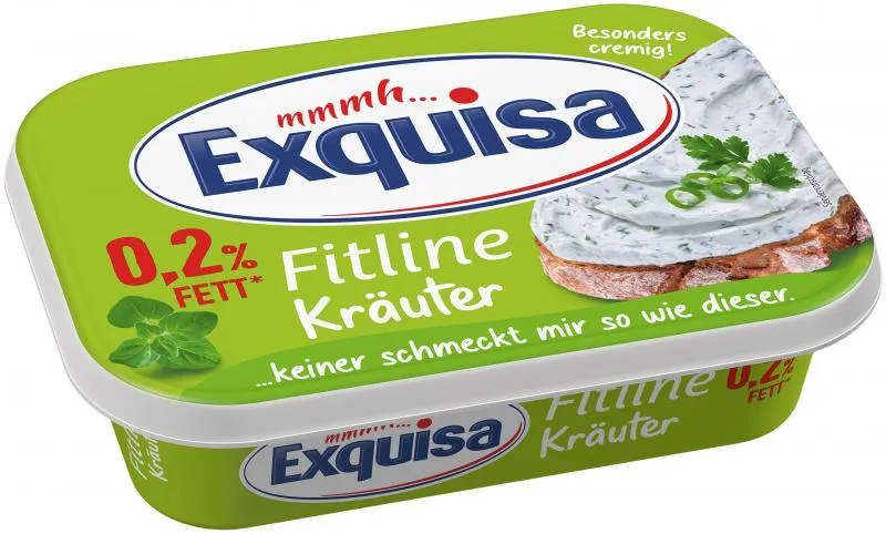 Exquisa Frischkäse Fitline Kräuter 200 g