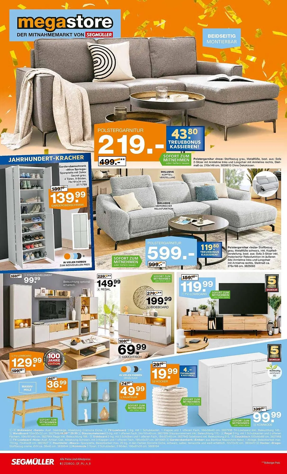 Segmüller Prospekt von 2. August bis 23. August 2025 - Prospekt seite 6