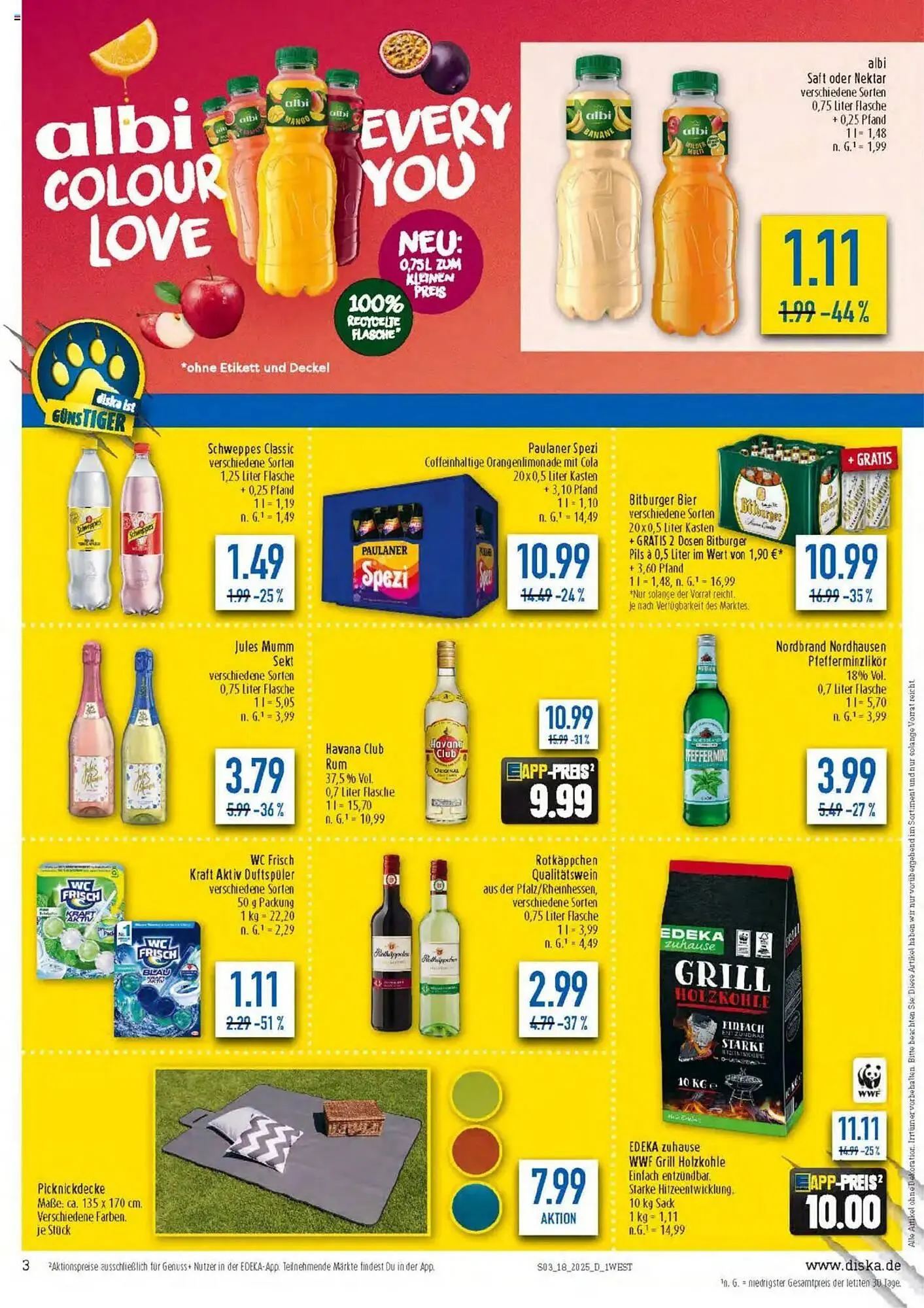 diska Prospekt von 28. April bis 3. Mai 2025 - Prospekt seite 3