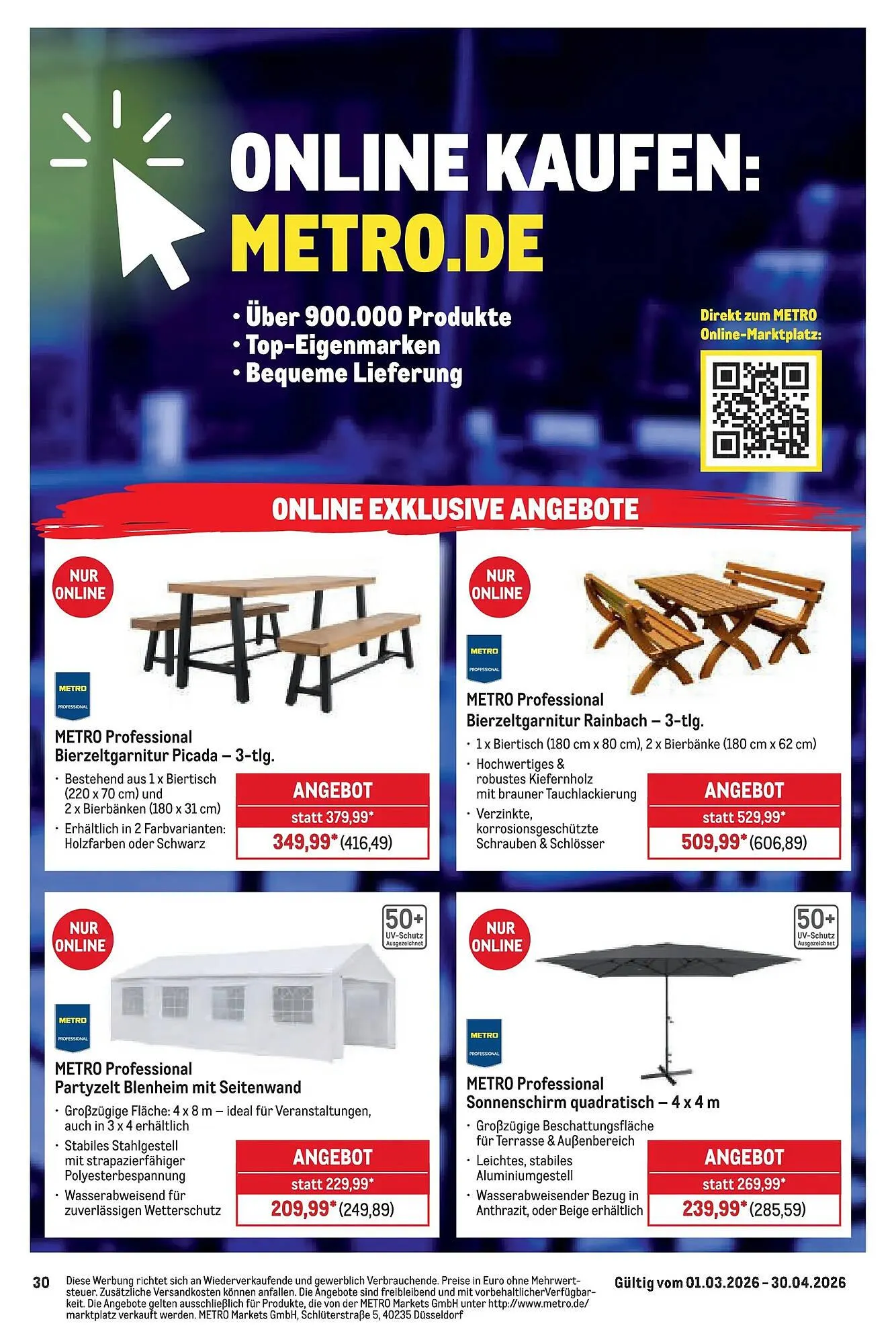 METRO Prospekt von 22. März bis 28. März 2026 - Prospekt seite 30