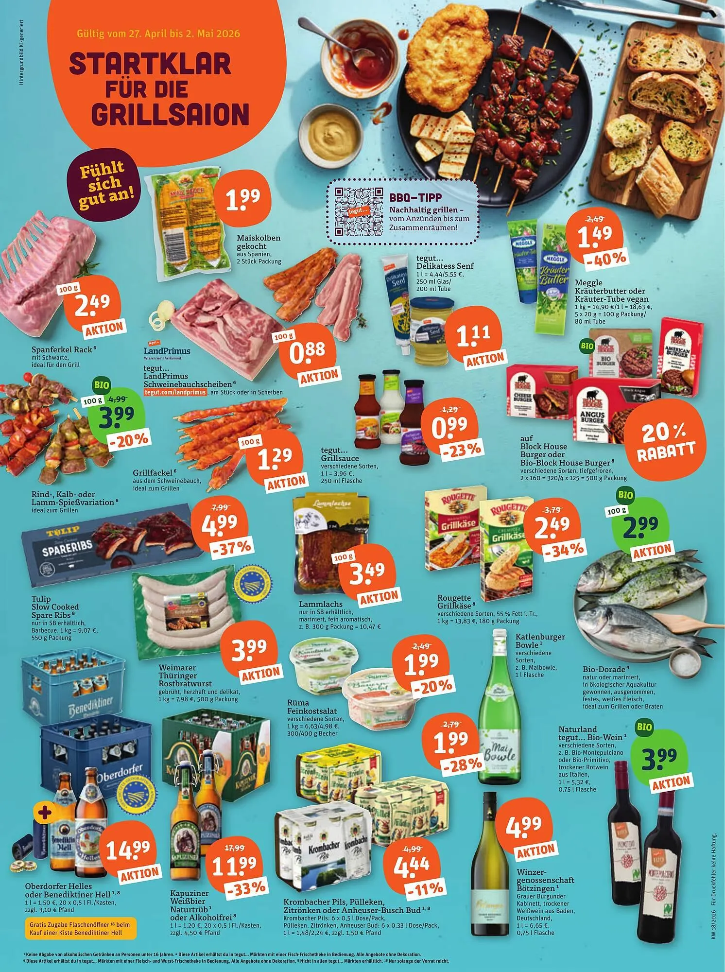 Tegut Prospekt von 30. April bis 2. Mai 2026 - Prospekt seite 2