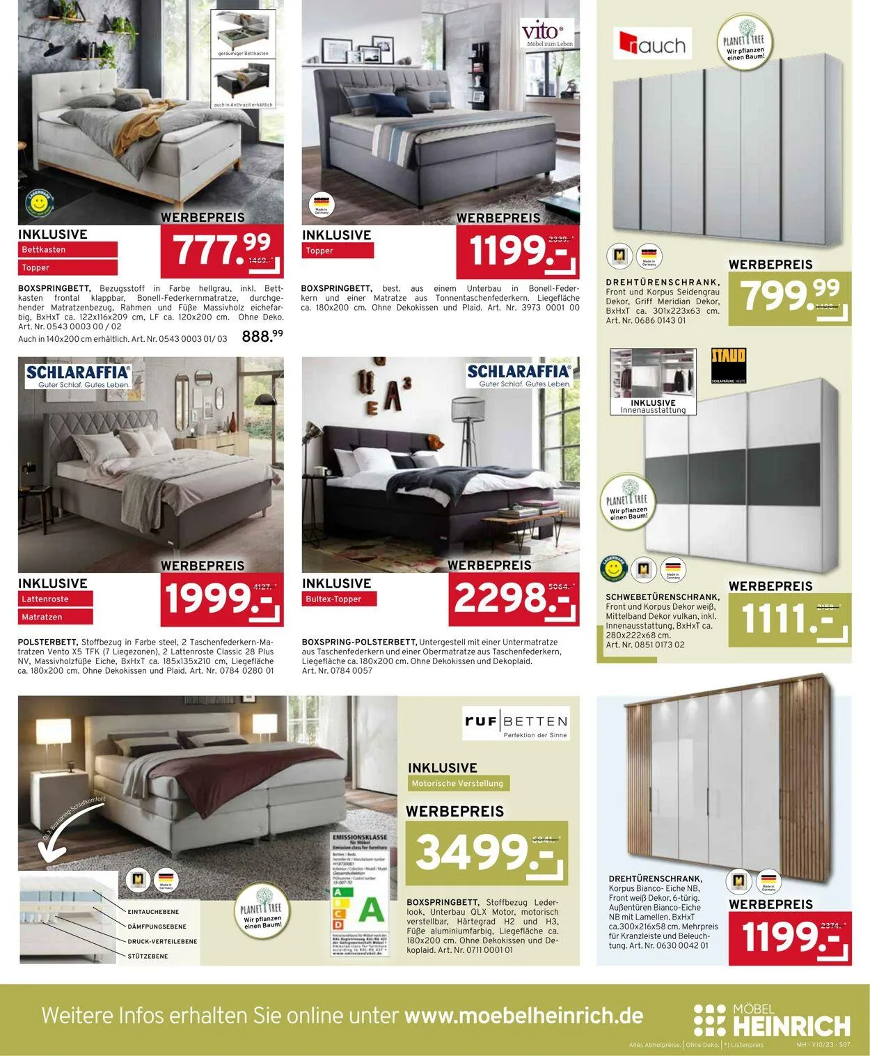 Möbel Heinrich von 31. August bis 27. September 2029 - Prospekt seite 7