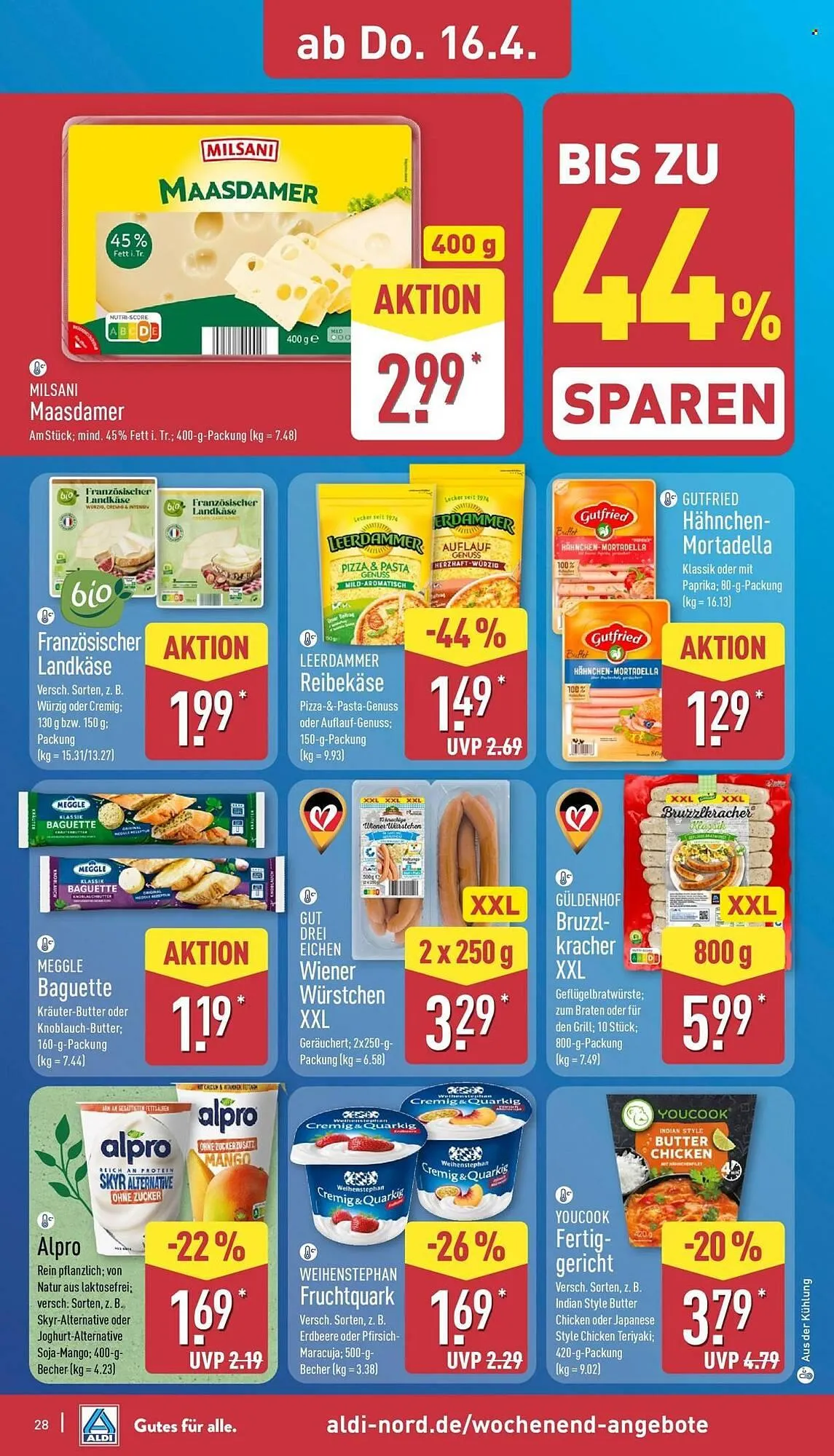 Aldi Nord Prospekt von 13. April bis 18. April 2026 - Prospekt seite 32