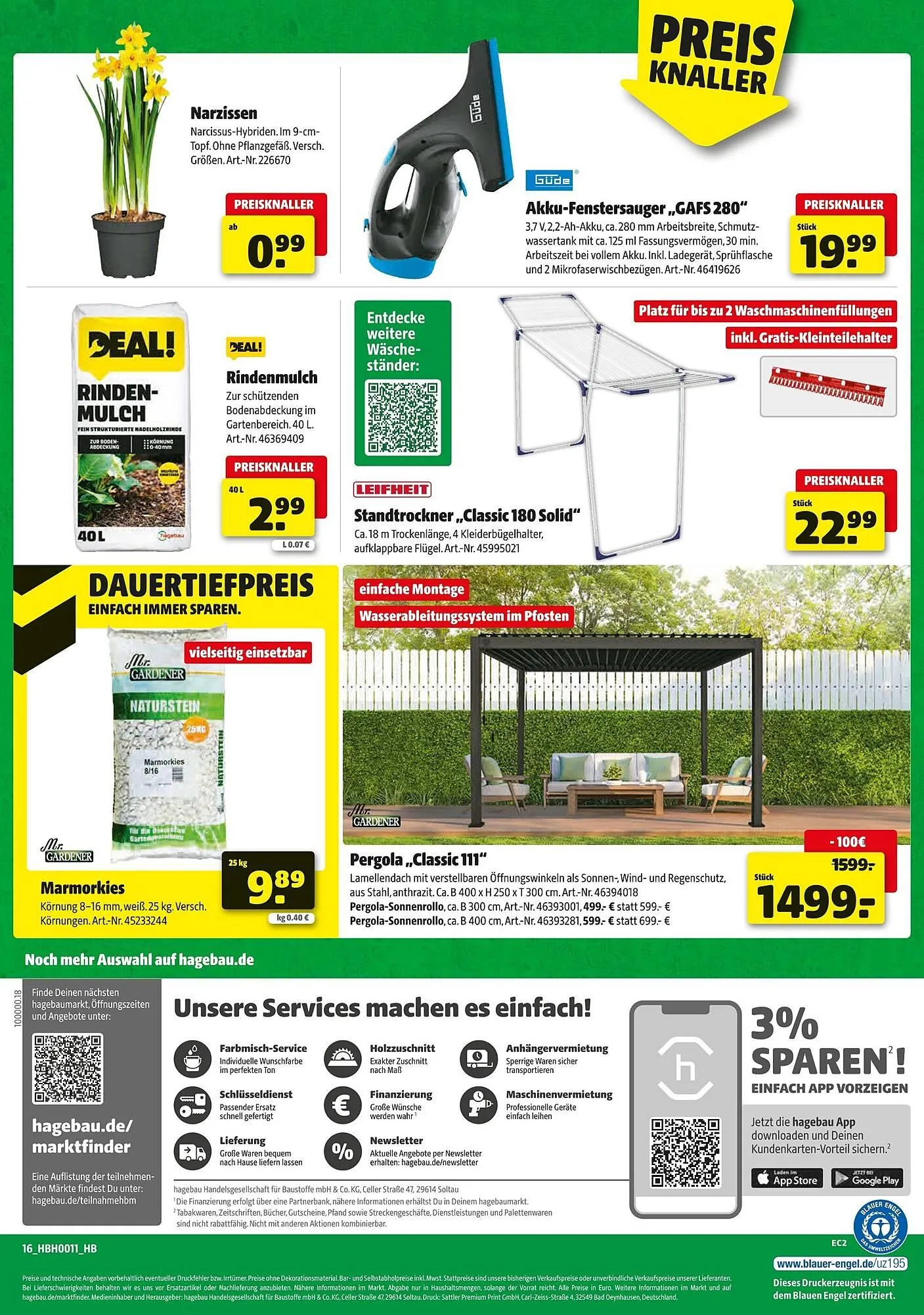 Hagebau Prospekt von 8. März bis 15. März 2025 - Prospekt seite 20