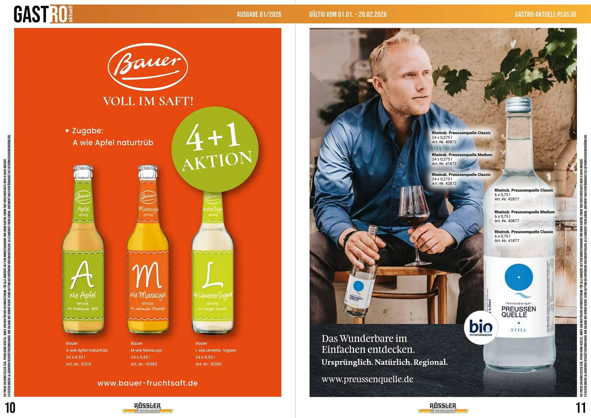 Getränke Rössler Prospekt von 8. Januar bis 28. Februar 2026 - Prospekt seite 6