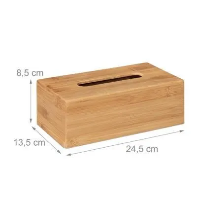 Kosmetiktücherbox aus Bambus