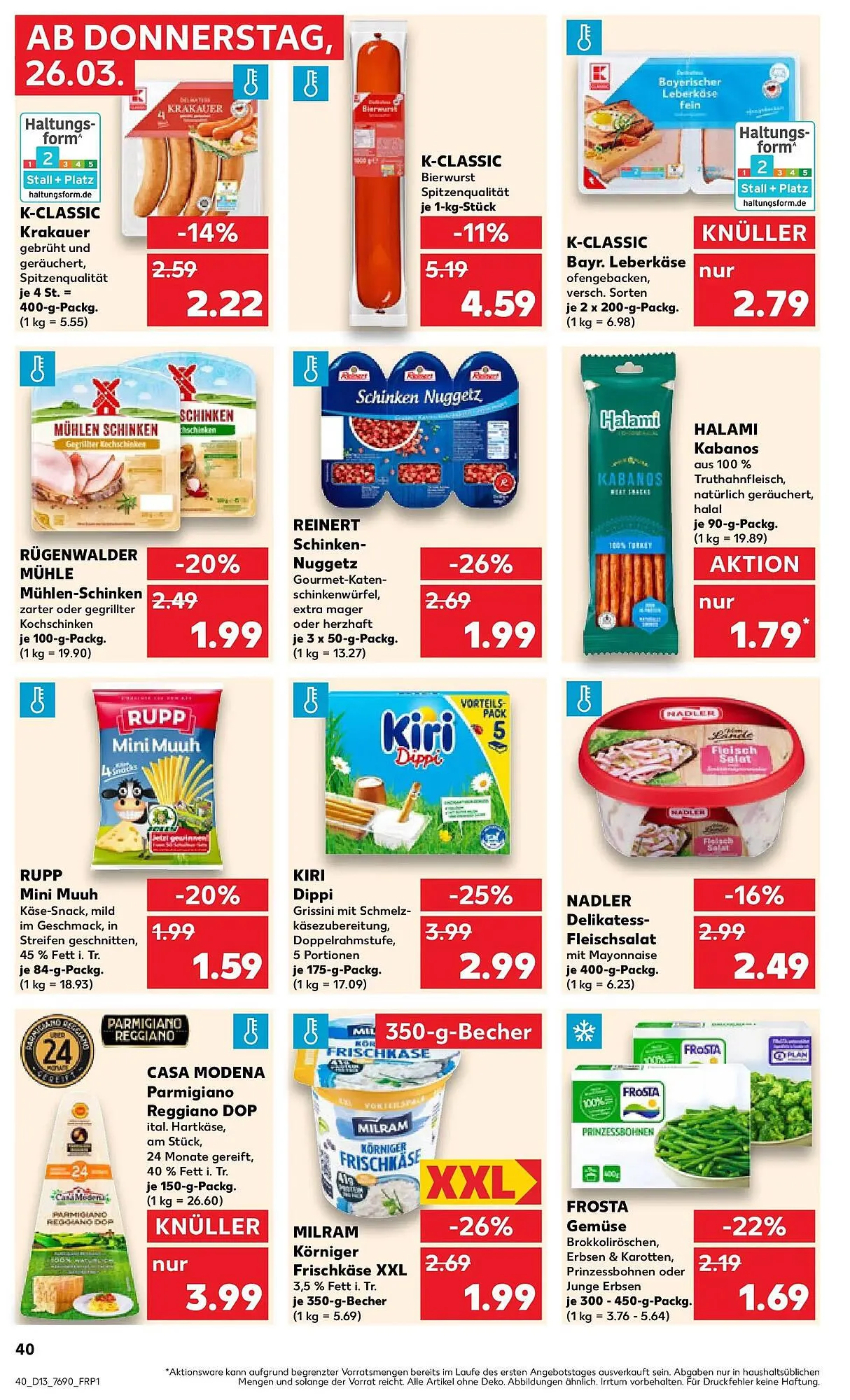 Kaufland Prospekt von 23. März bis 25. März 2026 - Prospekt seite 52