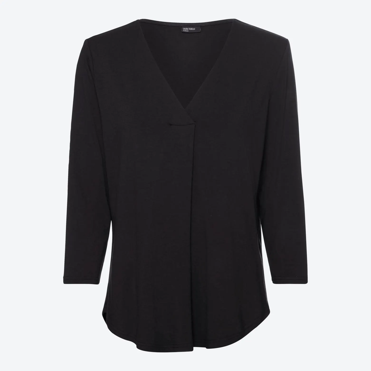 Damen-Blusenshirt mit V-Ausschnitt