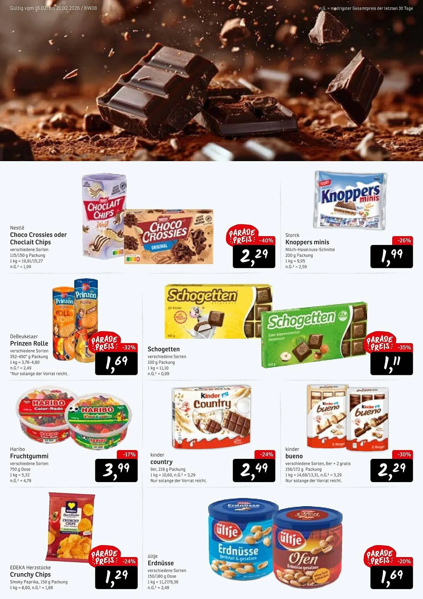 KONSUM Prospekt von 16. Februar bis 21. Februar 2026 - Prospekt seite 8
