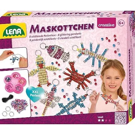 Maskottchen, groß, Faltschachtel