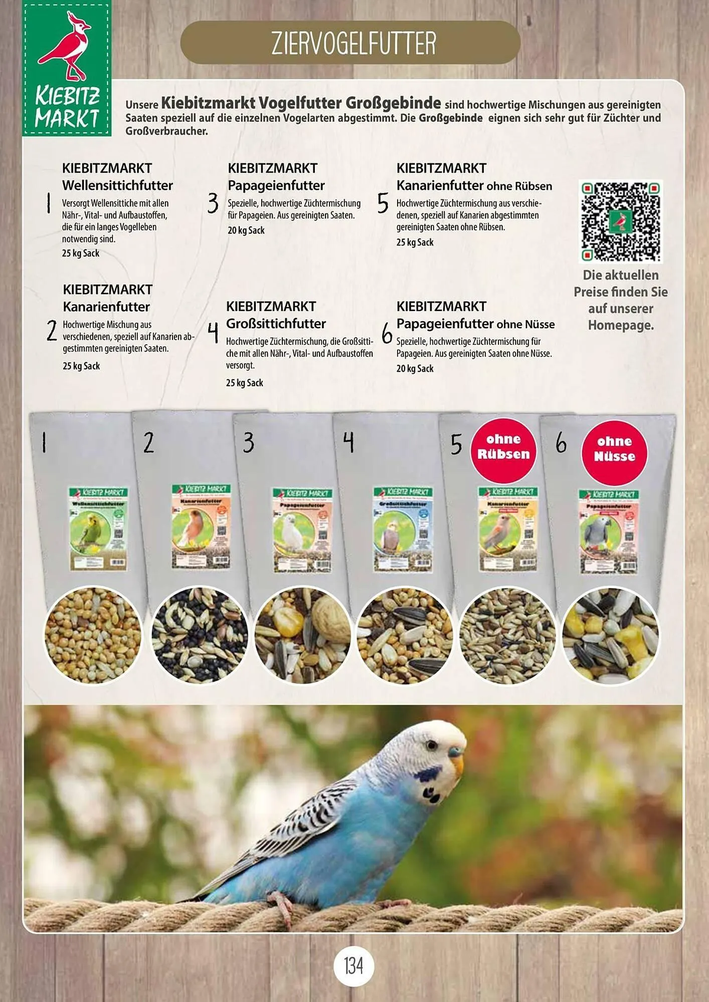Kiebitzmarkt Prospekt von 16. April bis 31. August 2025 - Prospekt seite 134