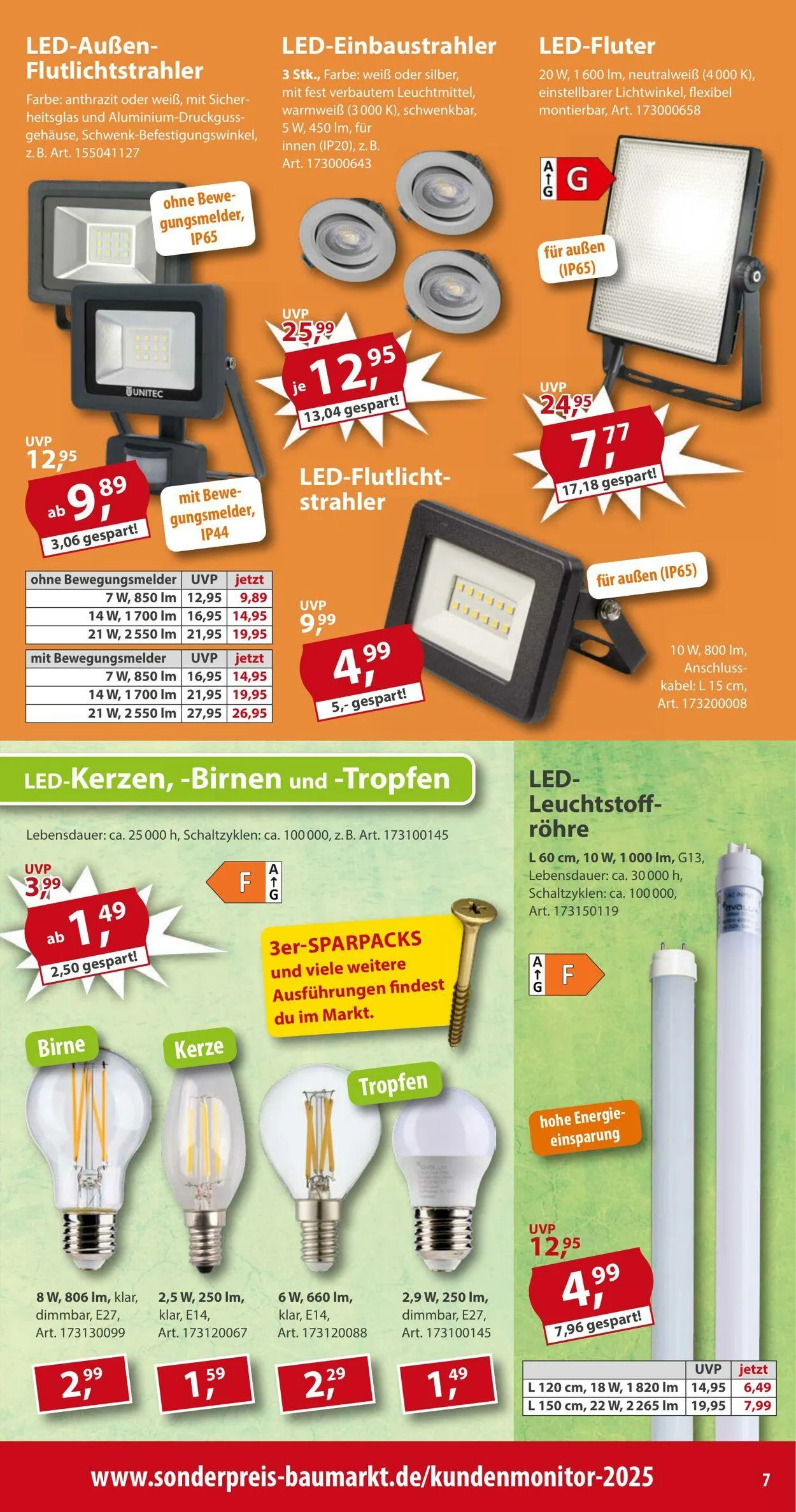 Sonderpreis Baumarkt Aktueller Prospekt von 29. November bis 13. Dezember 2025 - Prospekt seite 7