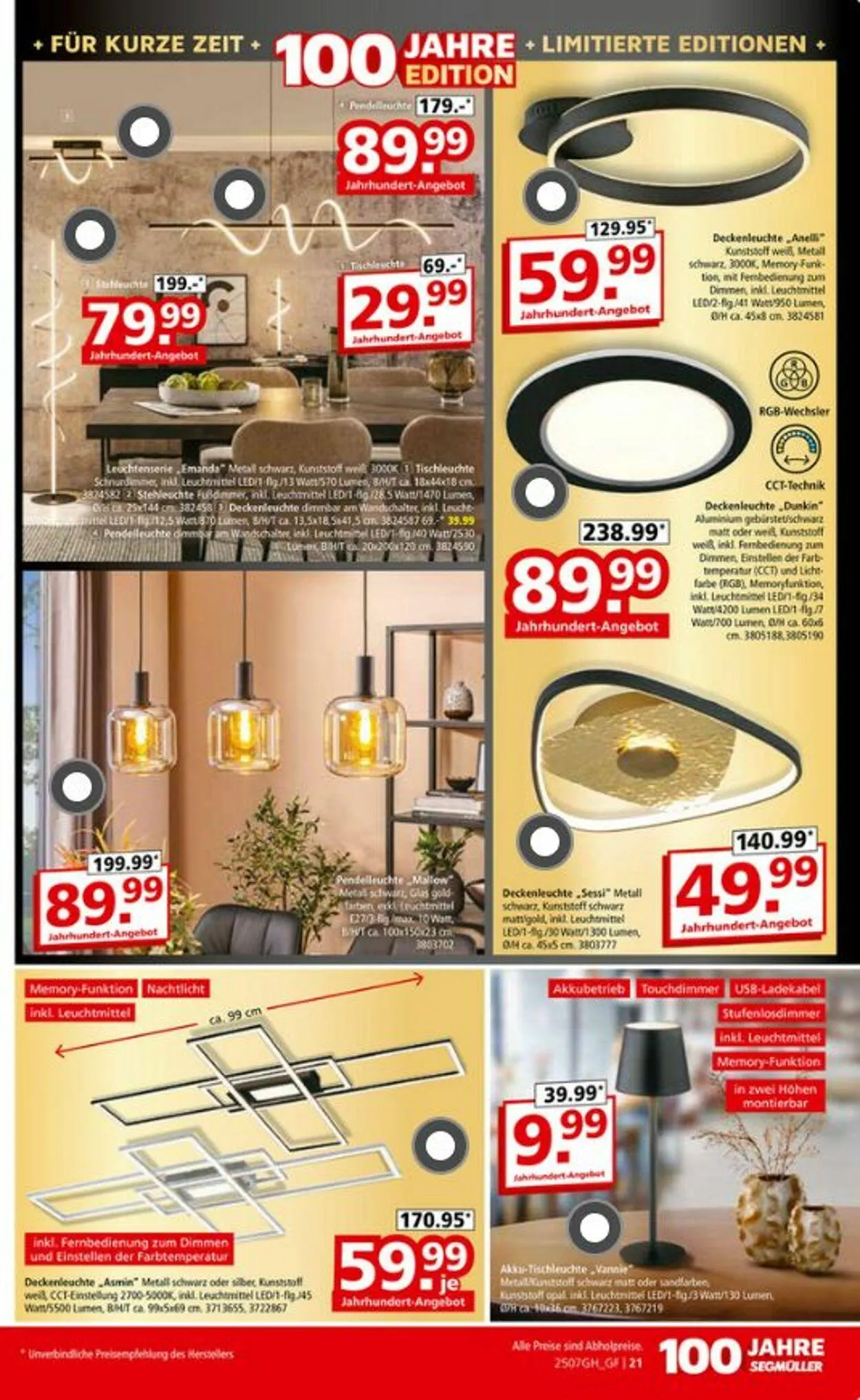 SEGMÜLLER von 19. Juli bis 2. August 2025 - Prospekt seite 35