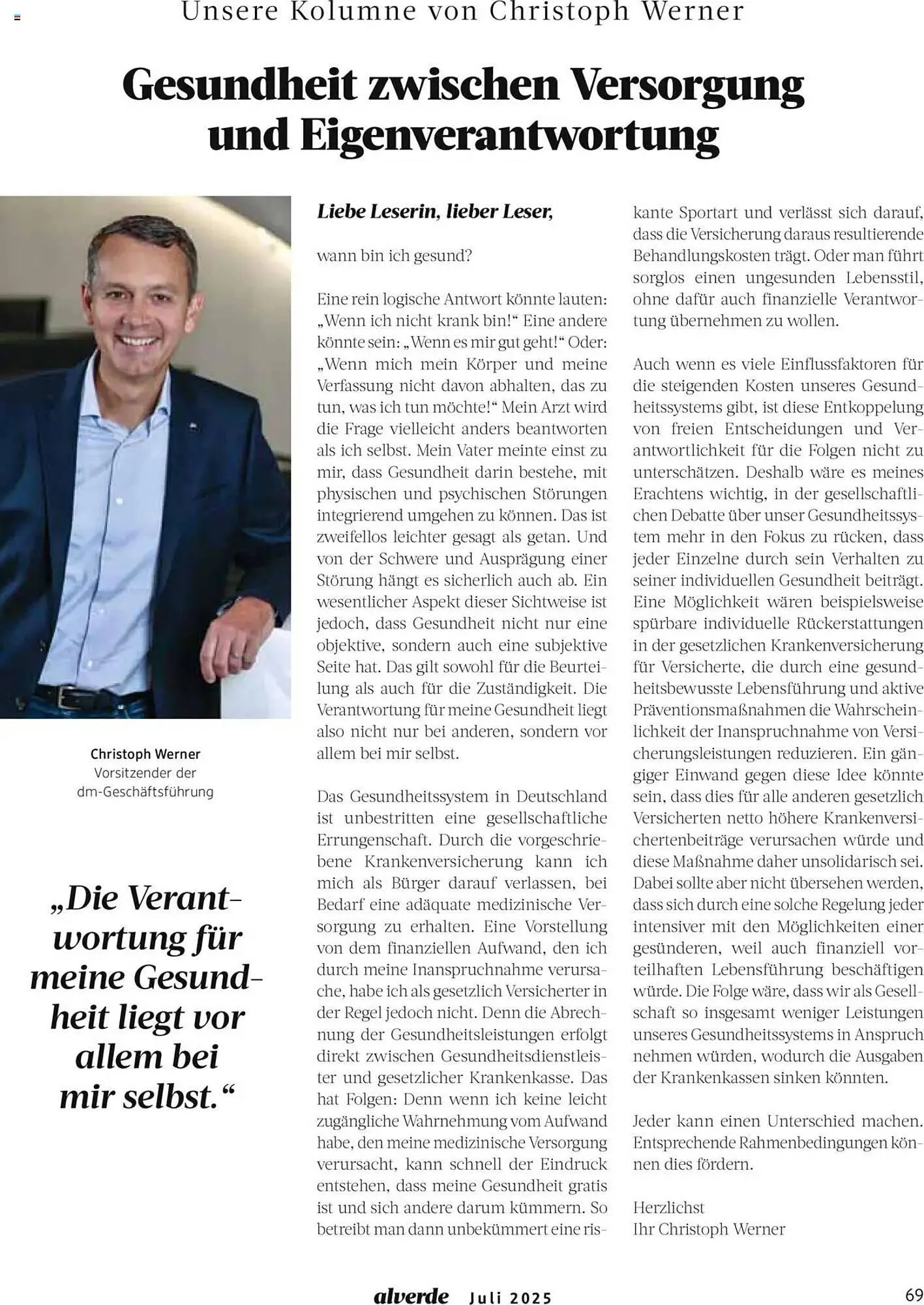 dm drogerie Prospekt von 1. Juli bis 31. Juli 2025 - Prospekt seite 69