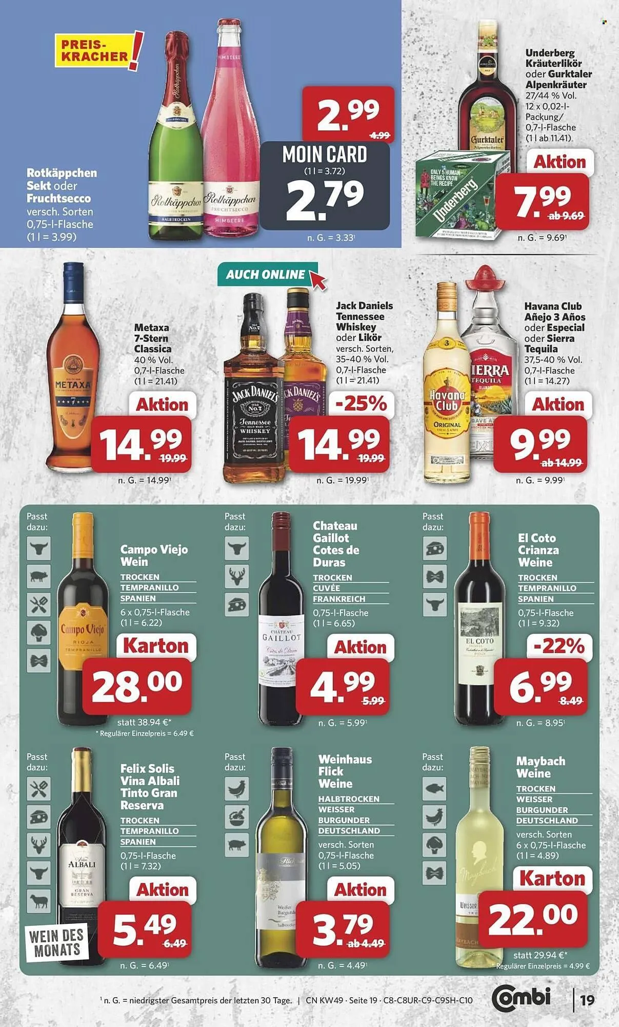 Combi Prospekt von 1. Dezember bis 6. Dezember 2025 - Prospekt seite 19