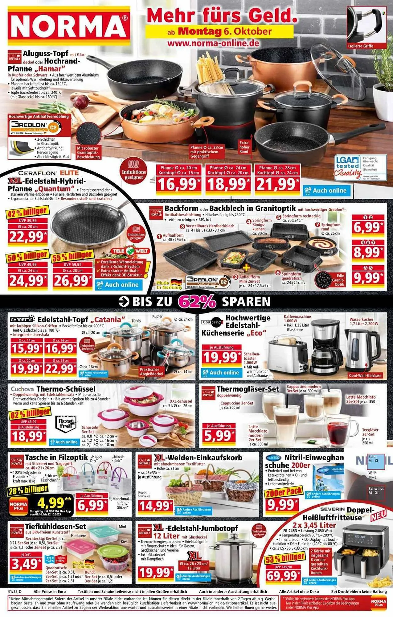 Norma Prospekt von 6. Oktober bis 12. Oktober 2025 - Prospekt seite 1