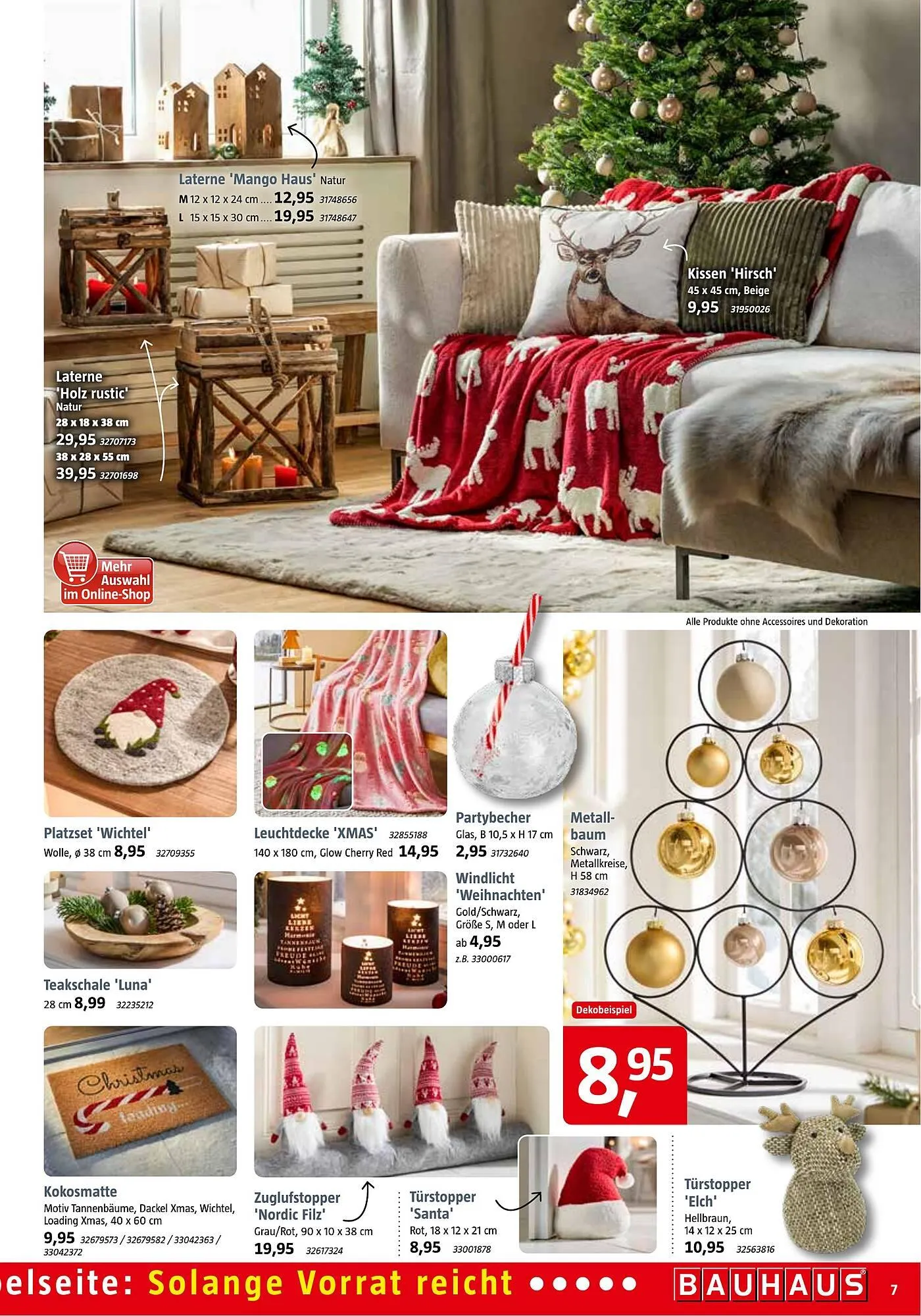 Bauhaus Prospekt von 1. November bis 29. November 2025 - Prospekt seite 7