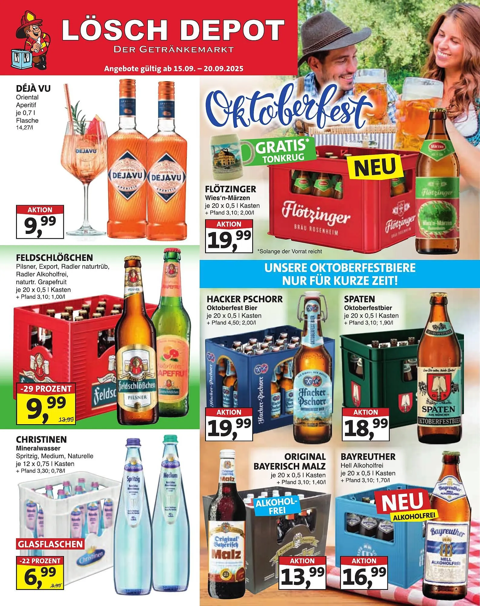 Lösch Depot Prospekt von 15. September bis 20. September 2025 - Prospekt seite 1