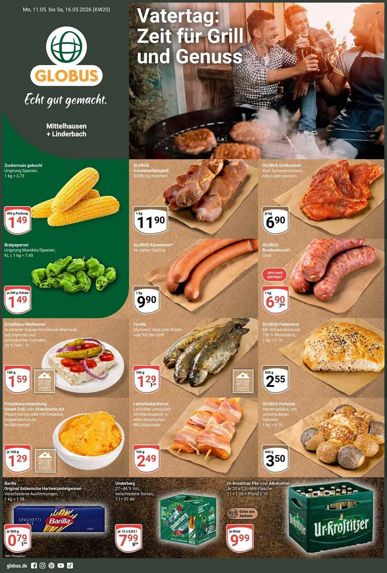 Globus Prospekt von 11. Mai bis 16. Mai 2026 - Prospekt seite 1